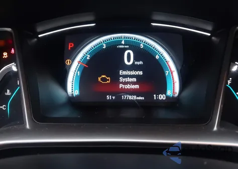 2018 Honda Civic Ex-L из США, поврежденный, VIN JHMFC1F78JX037154